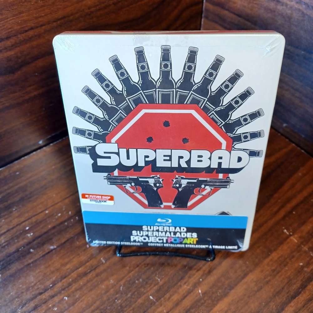 Superbad Steelbook (Blu-ray) NEW (Sealed)--Box Packing with Tracking
